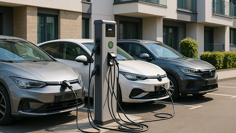 Copropriété & entreprise : borne de recharge partagée