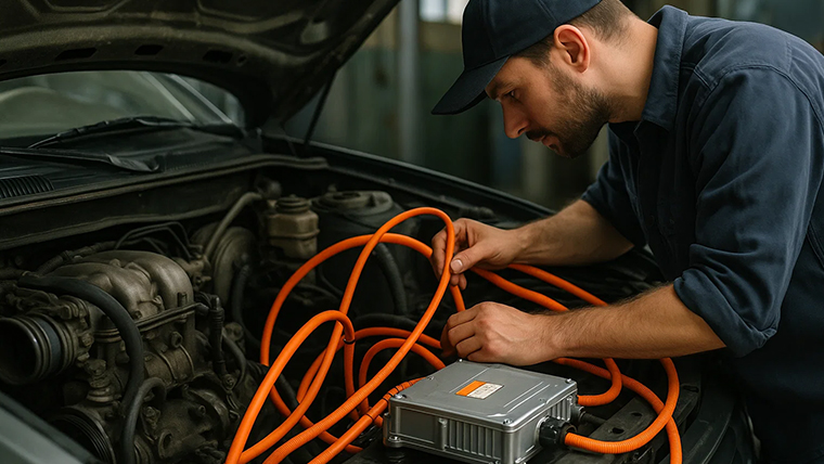 Retrofit : conversion voiture thermique en électrique