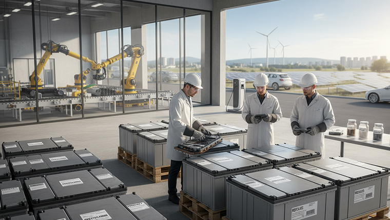 Obligations des constructeurs pour le recyclage des batteries